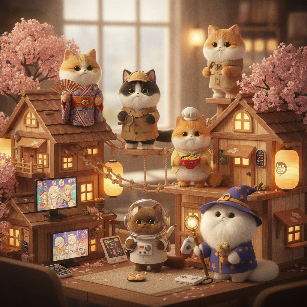 ネコノクラちゃん キャラクター一覧:癒やしとエンタメを繋ぐ猫たちの魅力